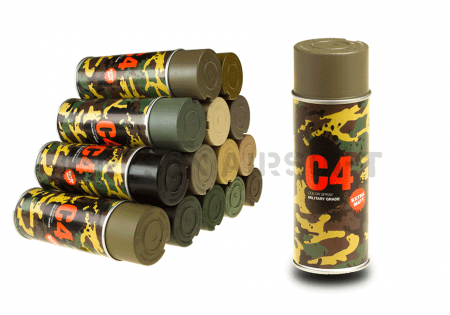 C4 Mil Grade Color Spray TAN 499