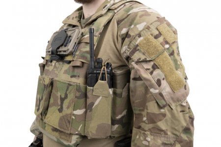 Spiritus LV-119 Front Overt Plate Bag (Large) - Multicam