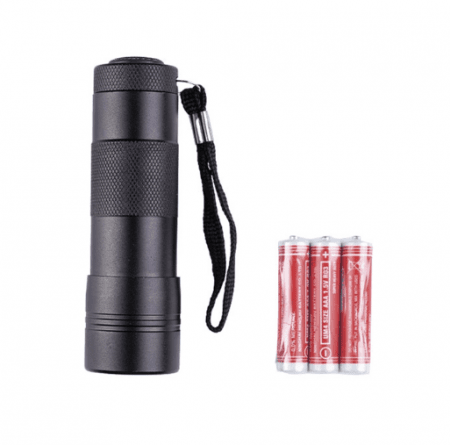 Miltec BLACK 12 LED 3AAA FLASHLIGHT 20 Lumen