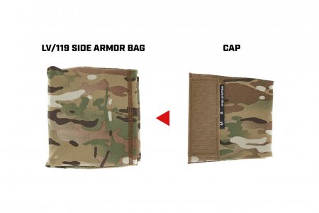 Spiritus Side Armor Bag Caps (Large) - Multicam
