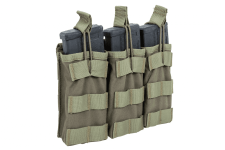 SATAC Triple open type loader for M4/M16 magazines Olive
