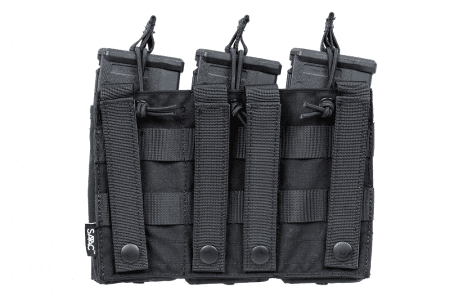 SATAC Triple open type loader for M4/M16 magazines Black