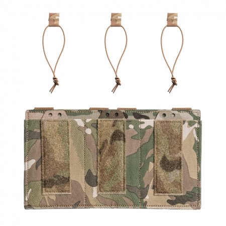 Spiritus MOLLE Triple Elastic Mag Pouch 5.56 - Multicam