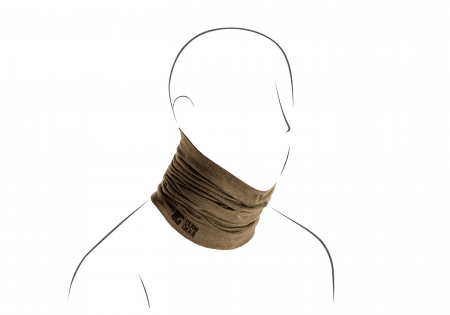 Clawgear Merino Seamless Neck Gaiter Stonegrey Olive One Size
