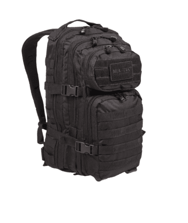 Miltec Black Backpack US Assault Small