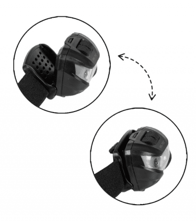 Miltec BLACK MIL-TEC® HEAD LAMP CREE XPE 20-200 Lumen