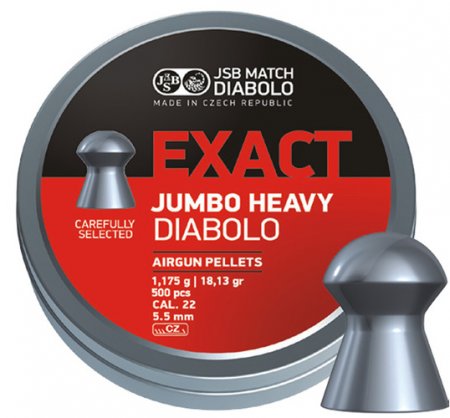JSB Exact Jumbo Heavy, 5,52mm - 1,175g 250pcs