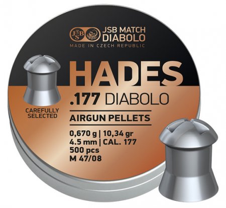 JSB Hades, 4,50mm - 0,670g 500pcs