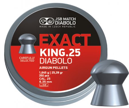 JSB Exact King 6,35mm - 1,645g 350pcs