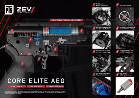 PTS ZEV Core Elite Carbine AEG 10.5