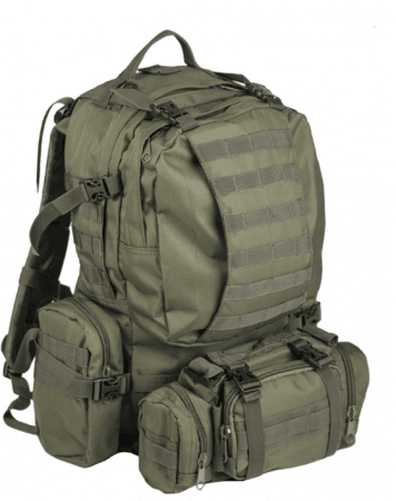 Miltec OD defense pack assembly
