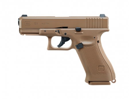 Glock 19X FDE Blowback 4,5mm BB Rundkulor