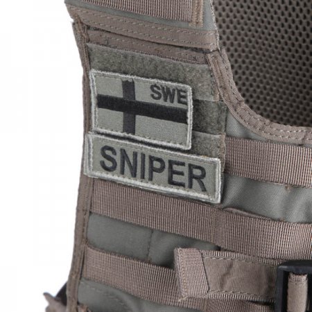 Snigel Litet snipermärke -12 Grå/Svart