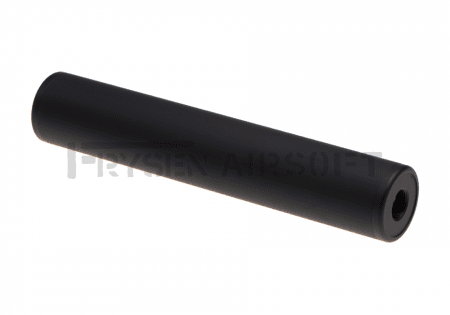 Metal 190x35mm Smooth Silencer Black
