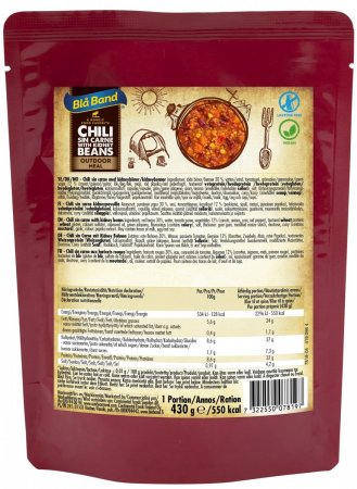 Blå Band Chili sin Carne with kidney beans