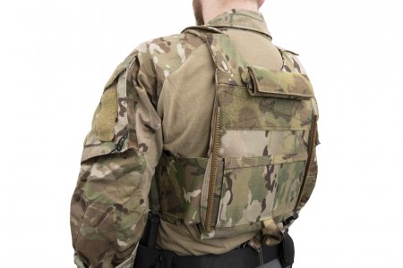 Spiritus LV-119 Rear Overt Plate Bag (X-Large) - Multicam