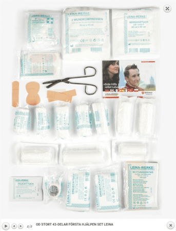 Miltec OD Large 43pcs First Aid Set Leina