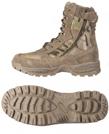 Miltec MULTICAM® TACTICAL BOOTS WITH YKK ZIPPER 45