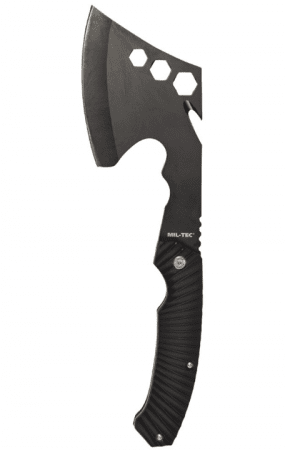 Miltec BLACK AXE WITH TOOLS AND POUCH
