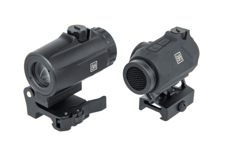 Specna Arms EDGE HD red dot sight and magnifier kit Black