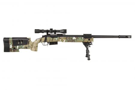 Specna Arms SA-S03 CORE High Velocity Sniper Rifle Replica with Scope and Bipod - Multicam
