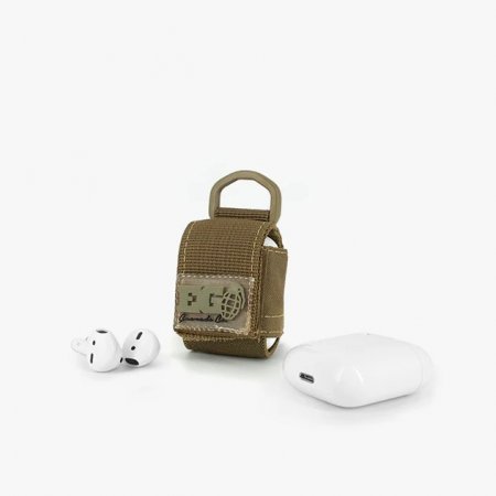 Enola Gaye Ear Pods Pouch Tan