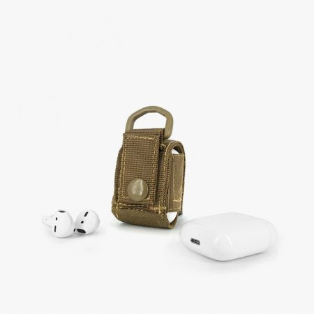 Enola Gaye Ear Pods Pouch Tan