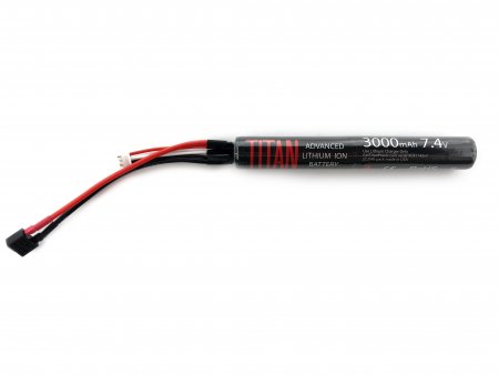 Titan 3000mah 7.4v Airsoft Battery Stick Dean