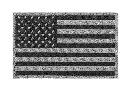Clawgear USA Flag Patch Black