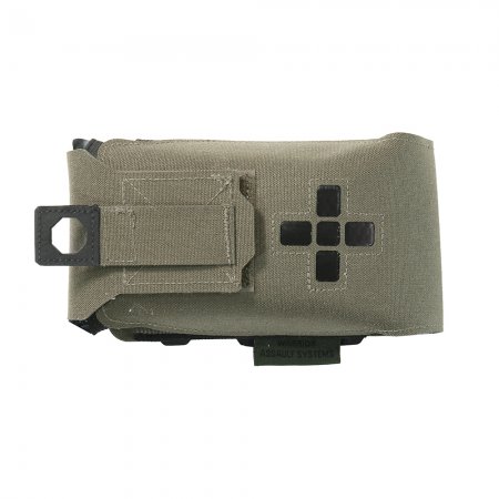 Warrior Laser Cut Small Horizontal Individual First Aid Kit Pouch Ranger Green