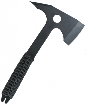 Miltec Black paracord axe with pouch